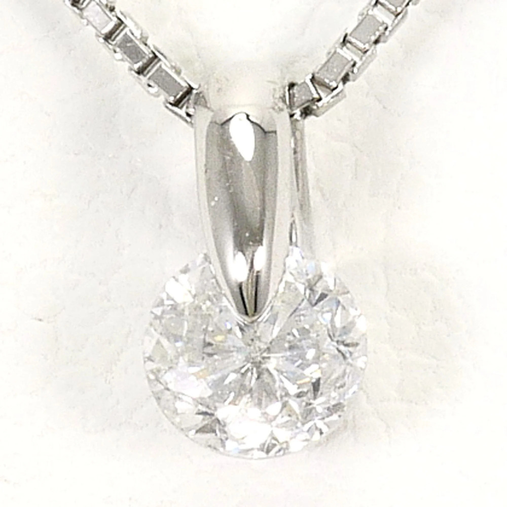 PT900 Platinum / PT850 Necklace with 0.21ct Diamond (I1 clarity), Certificate...